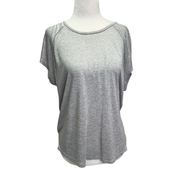 Vince Grey Short Raglan Sleeve T-shirt Top size XS - Picture 3 of 11